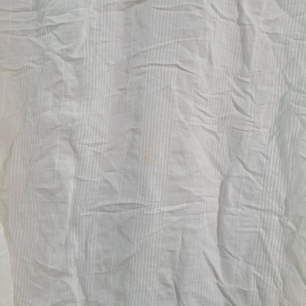 White Women's Solid Button Down Shirt Top Long Sl… - image 7